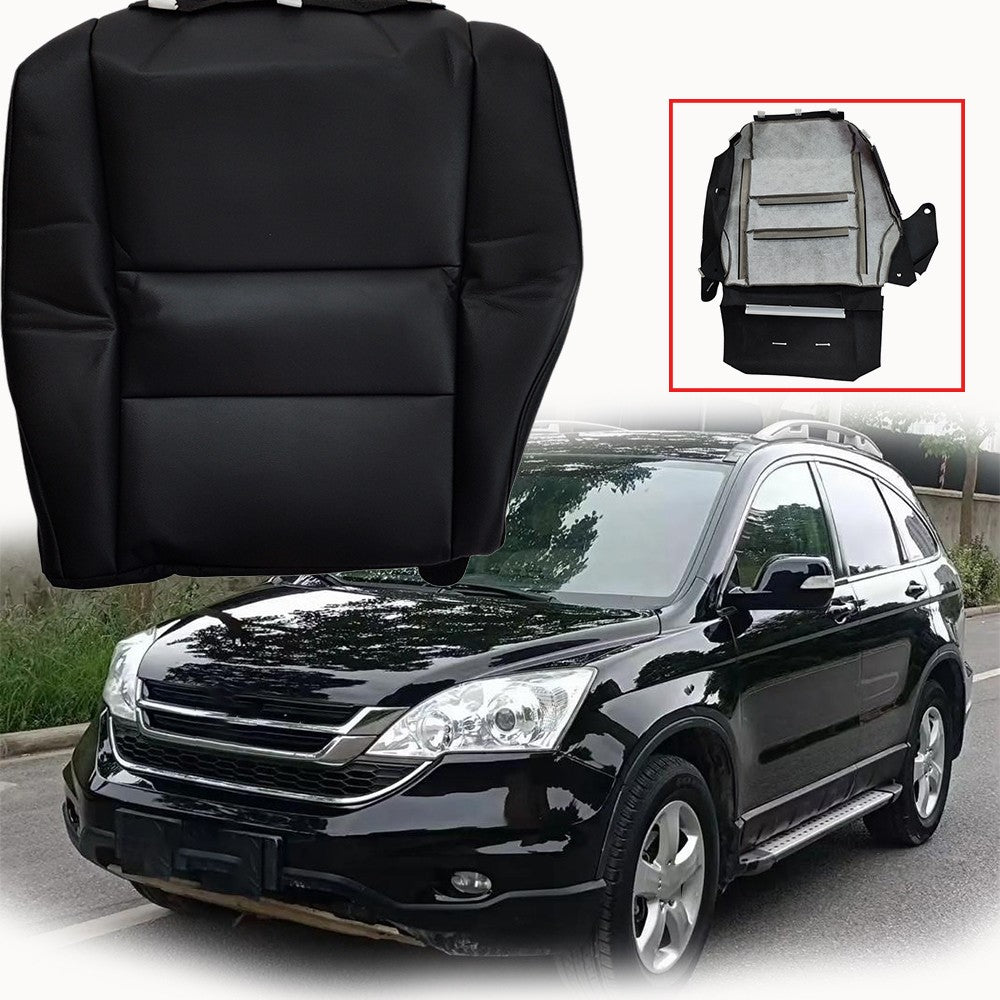 Fit For 2007 2008 2009 - 2011 Honda CR-V DRIVER Bottom Leather Seat Cover Black