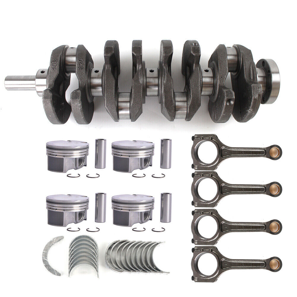 G4KH 2.0L Engine Crankshaft Connecting Rods Pistons Bearing Kit For Hyundai Kia