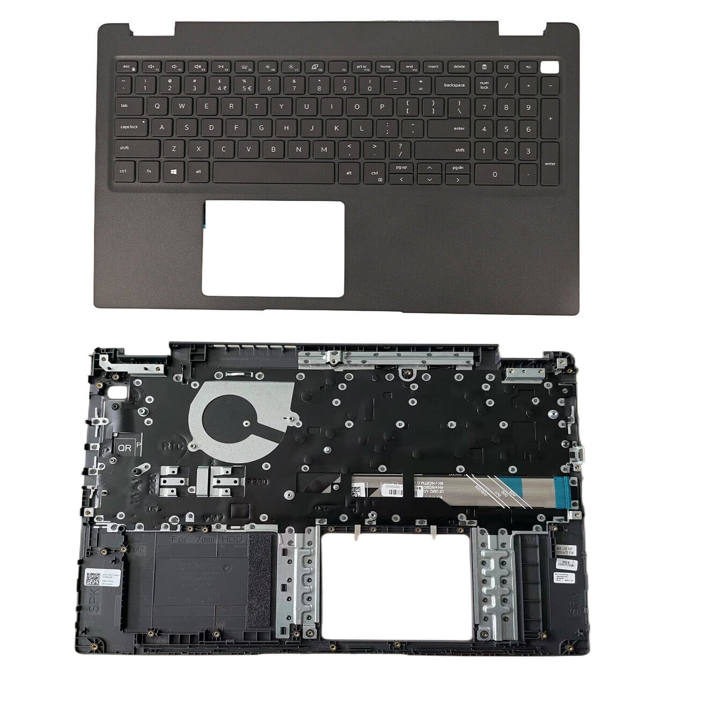 New Palmrest Upper Case No-Backlit Keyboard 0JYG4Y JYG4Y For Dell Latitude 3510
