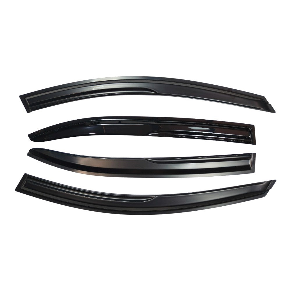 M Style Window Visors Acrylic For 2014-2019 Mazda 3 Sedan Hatchback