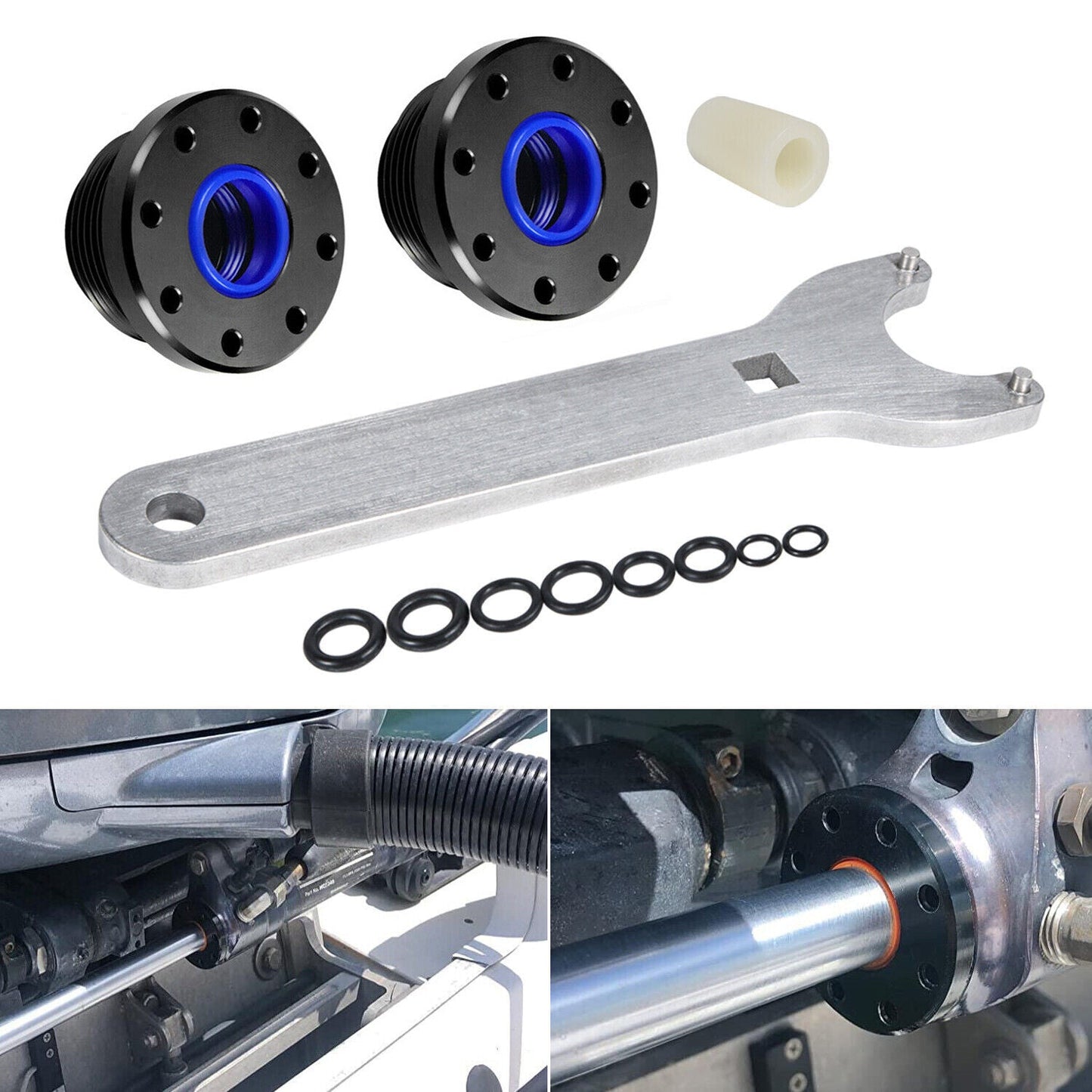 HS5157 Front Mount Hydraulic Steering Cylinder Seal Kit For SeaStar HC5345