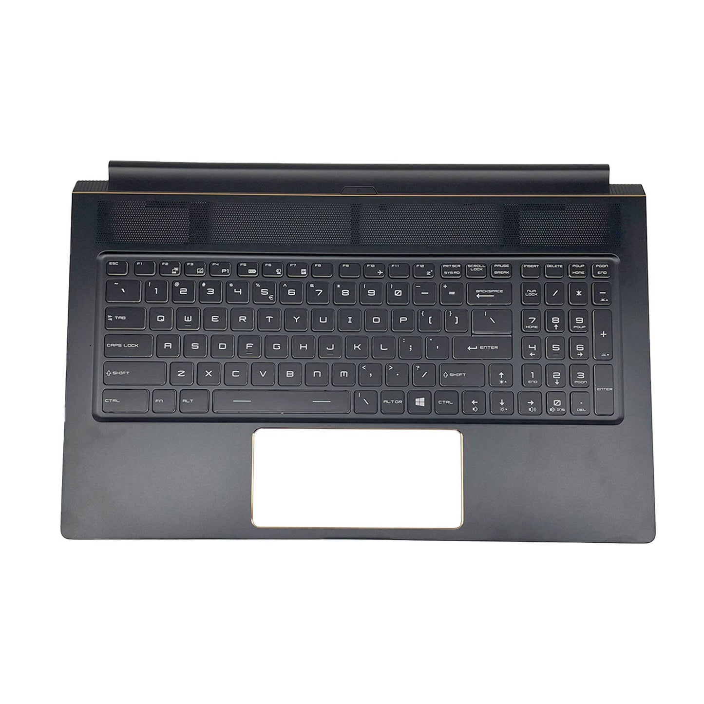 For MSI GS75 WS75 MS-17G2 MS-17G1 Upper Case Palmrest Colorful Backlit Keyboard