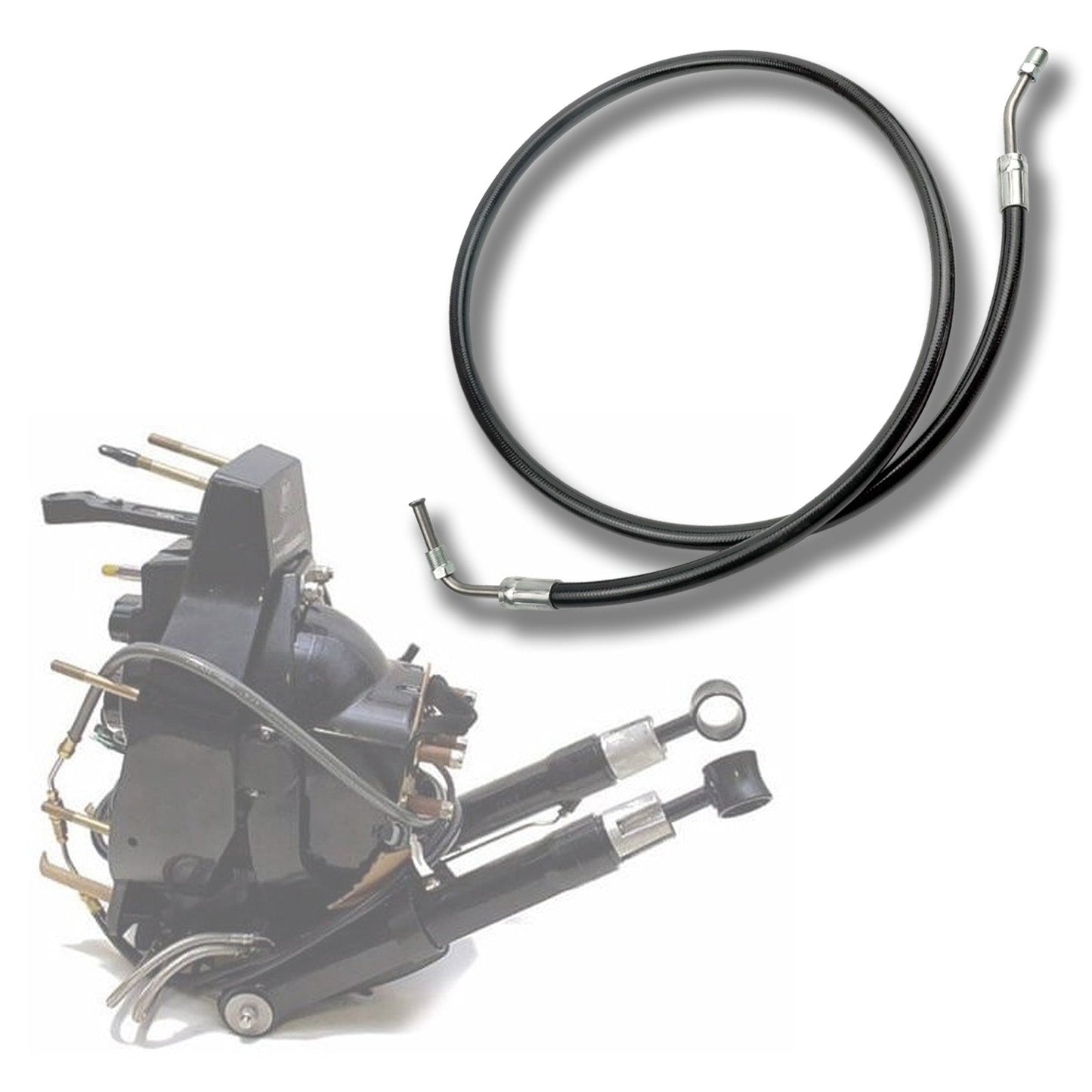 18-2436 Power Trim Hose For Mercruiser R MR Alpha One Gen II &Bravo Stern Drives