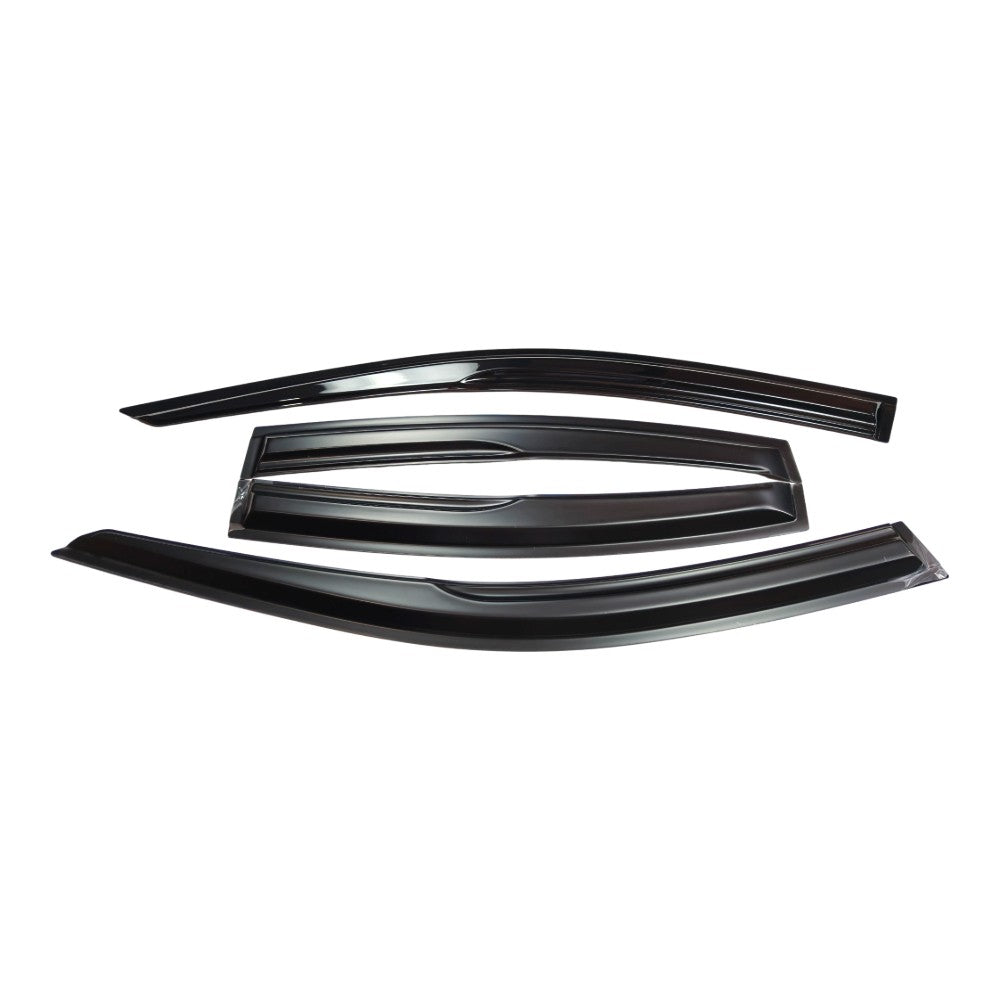 FOR 2021-2025 LEXUS IS300 IS350 PREMIUM BLACK TRIM WINDOW VISOR RAIN GUARD US