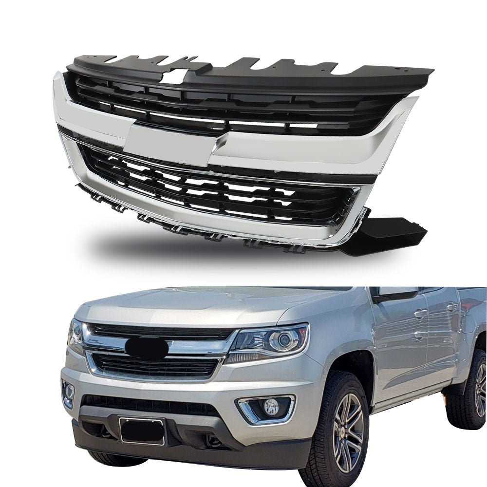 NEW Front Upper Grille Replacement Grill Plastic For Chevrolet Colorado 15-20