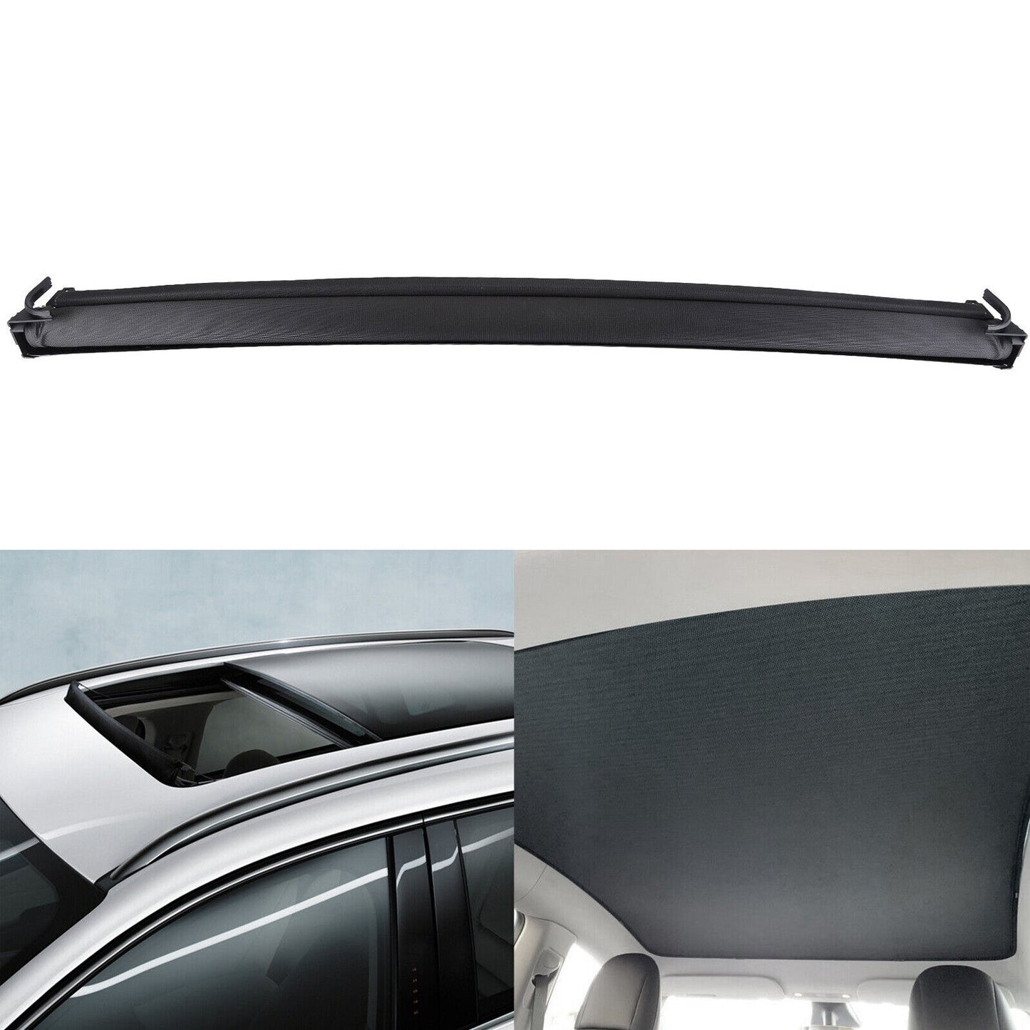 Black Sunroof Sunshade Cover For Mercedes-Benz A (W176) CLA (C117) 2013-18