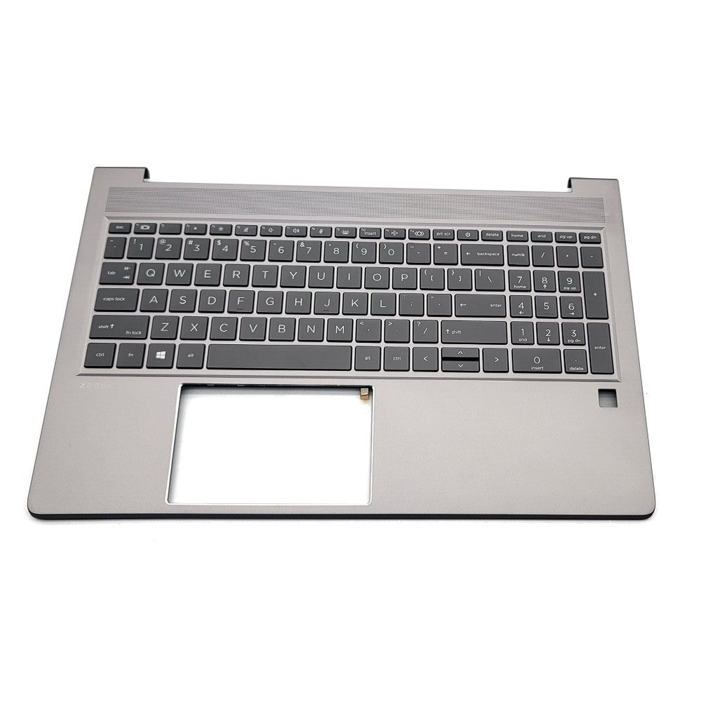 New Palmrest For HP ZBOOK Power 15 G9 Keyboard White Backlit Gray N06912-001 US