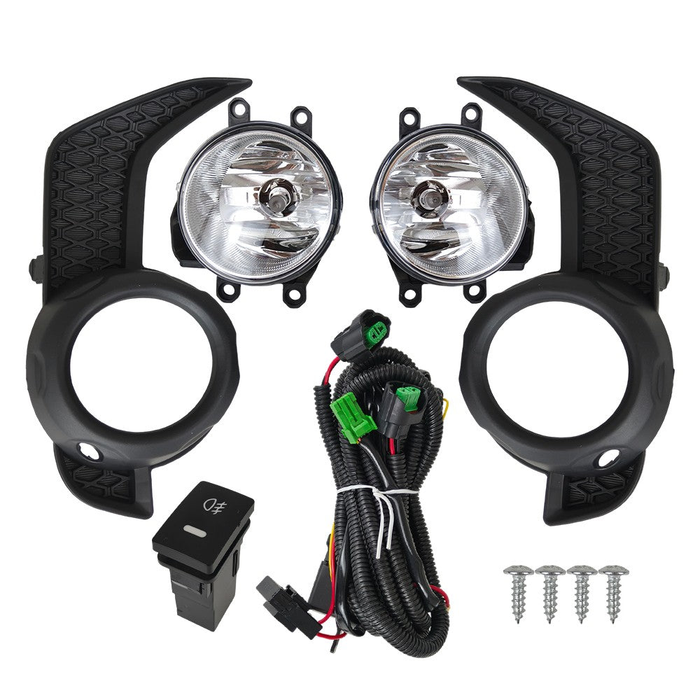 For 2014-2021 Toyota 4Runner TRD/SR5 Fog Lights+Lamps Bezel+Wire Switch Kits