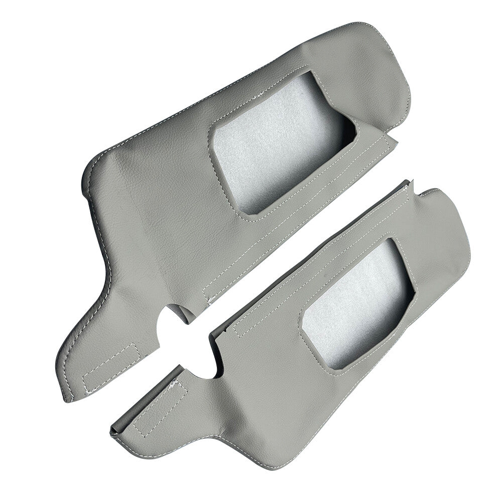 For 94-04 Ford Mustang Sun Visor Replacement Cover Driver Passenger Repair GRAY