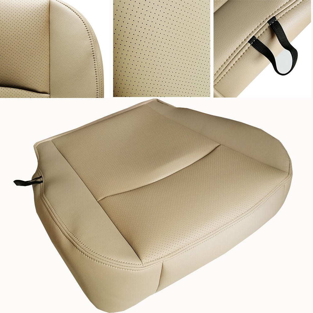 For 2013-2016 2017 2018 Dodge Ram 1500 2500 Driver Side Bottom Seat Cover Tan