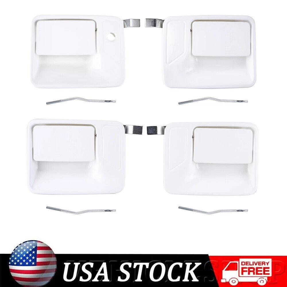 4× Front & Rear Outside Door Handle Fit For 1999-2016 Ford Super Duty F250 F350