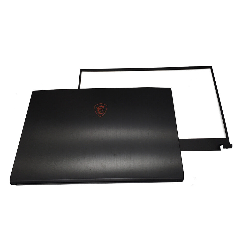 New Top LCD Back Cover+Front Bezel Black For MSI GF75 MS-17F1 MS-17F5 3077F1A211