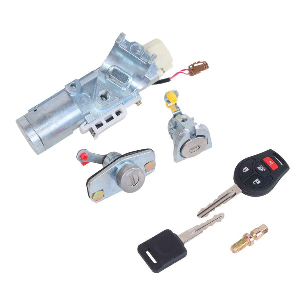 For Nissan Versa 12-19 Ignition Lock Cylinder & Door &Trunk Deck Lid Lock & Keys