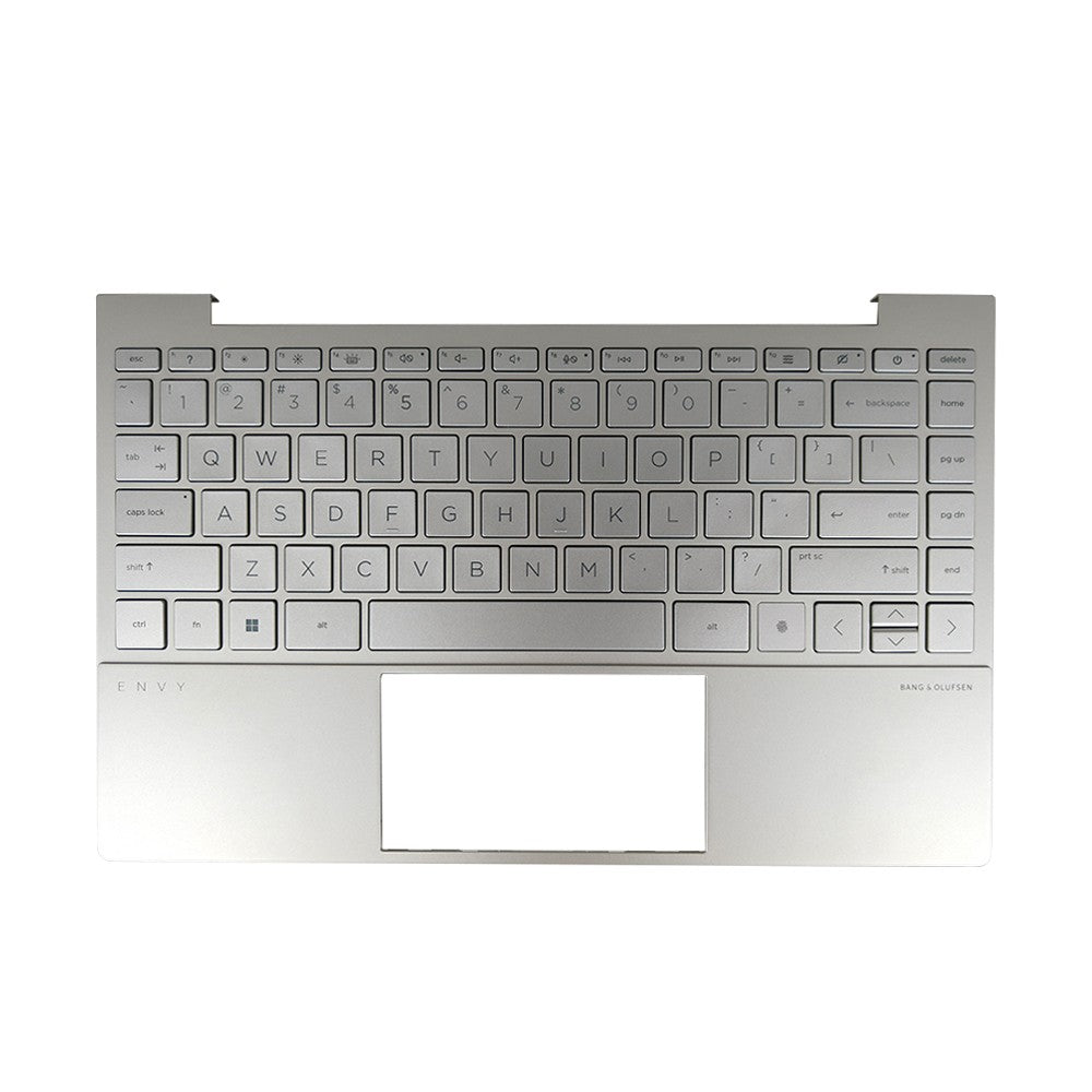 New 13in Silver Palmrest For HP ENVY 13-BA 13T-BA Keyboard Upper Case w/Backlit