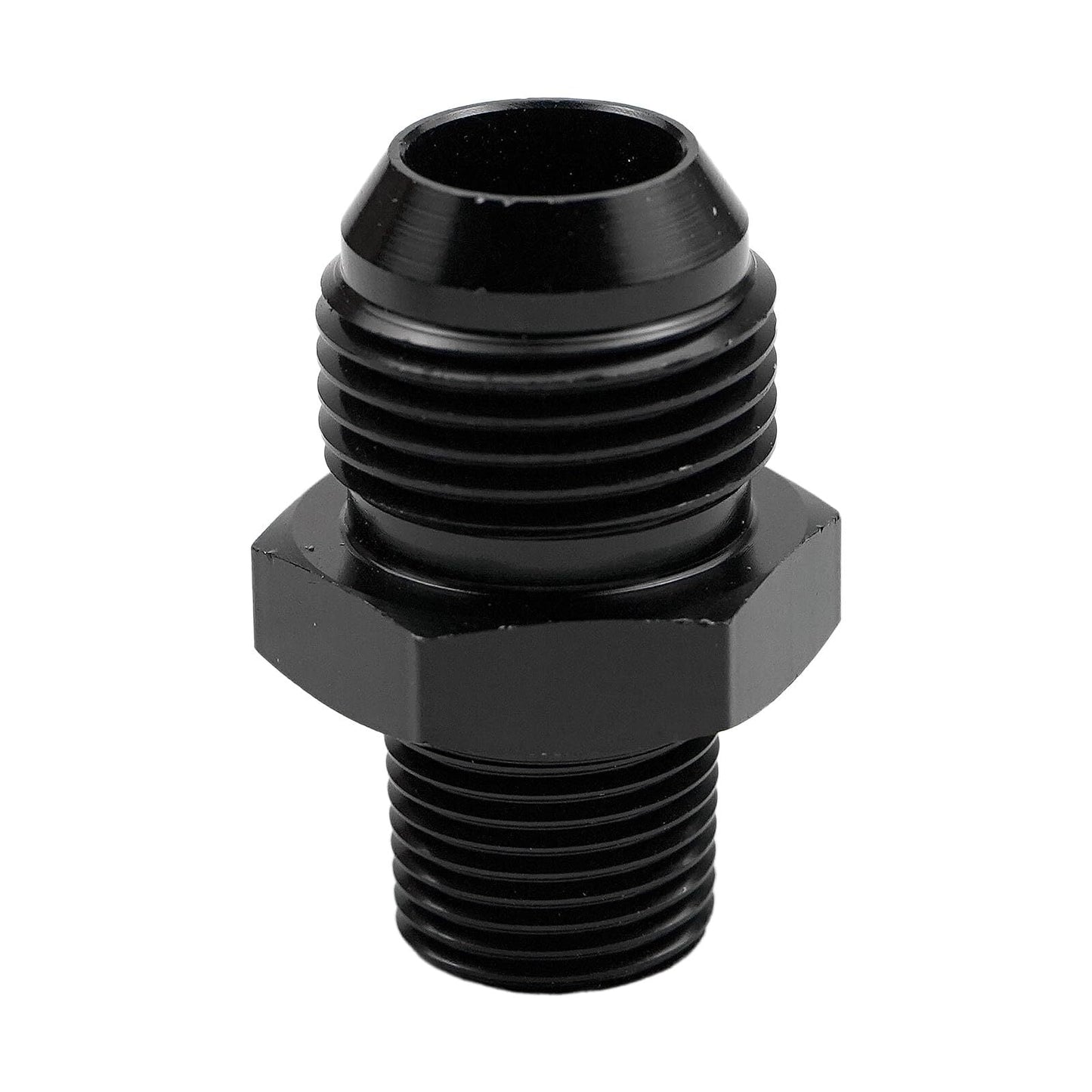 10AN Male Flare to 3/8" NPT Pipe Fitting Adapter Connector Union Straight