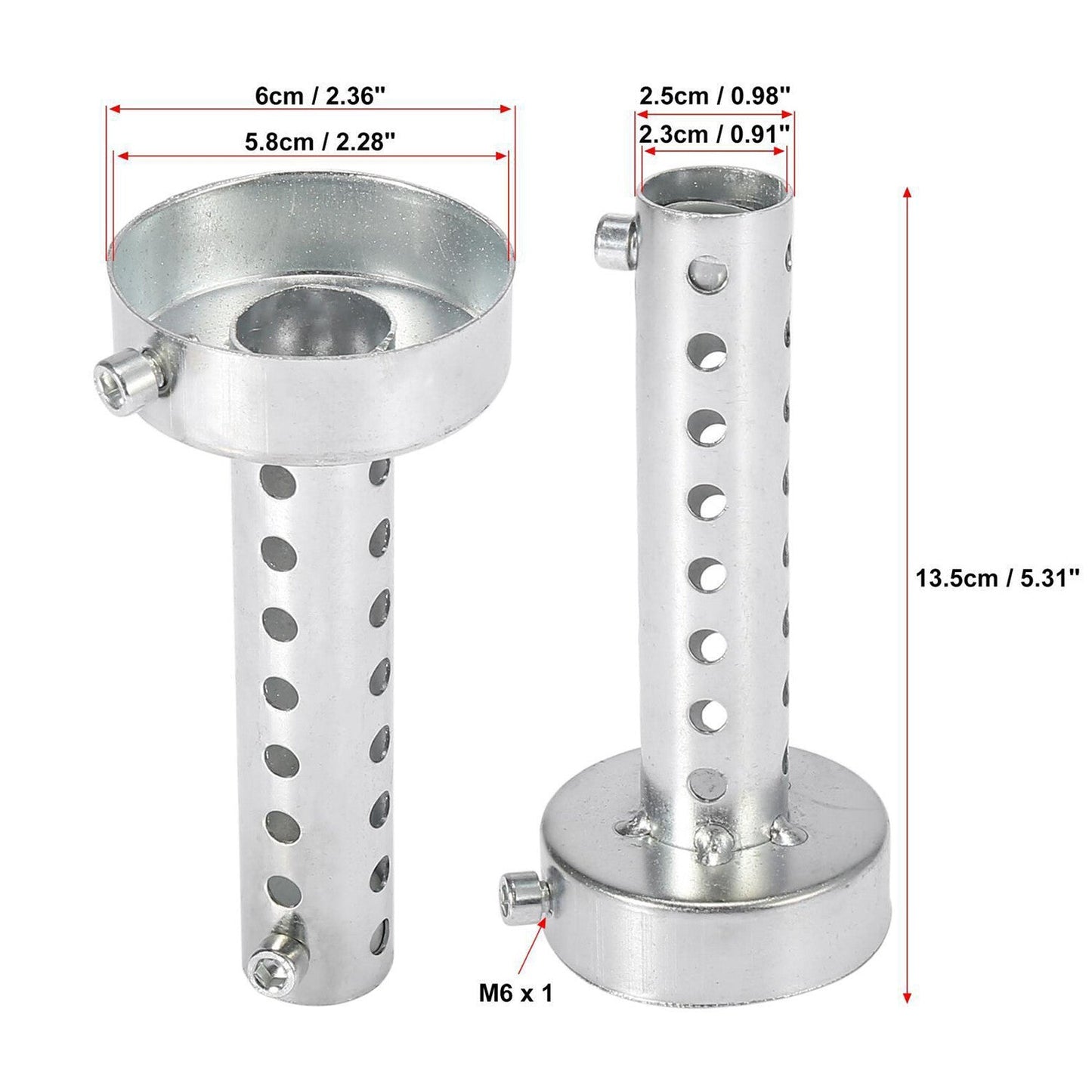 Exhaust Pipe Silencer Muffler Insert Baffle Motor Motorcycle Universal Part
