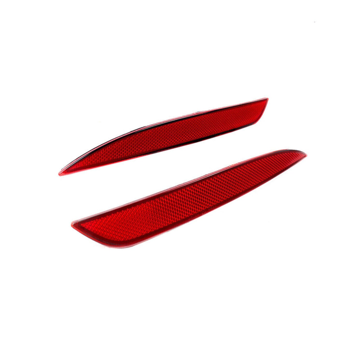 Tail Rear Bumper Reflector Red Pair LH RH For Tesla Model Y 2022 2021 2020
