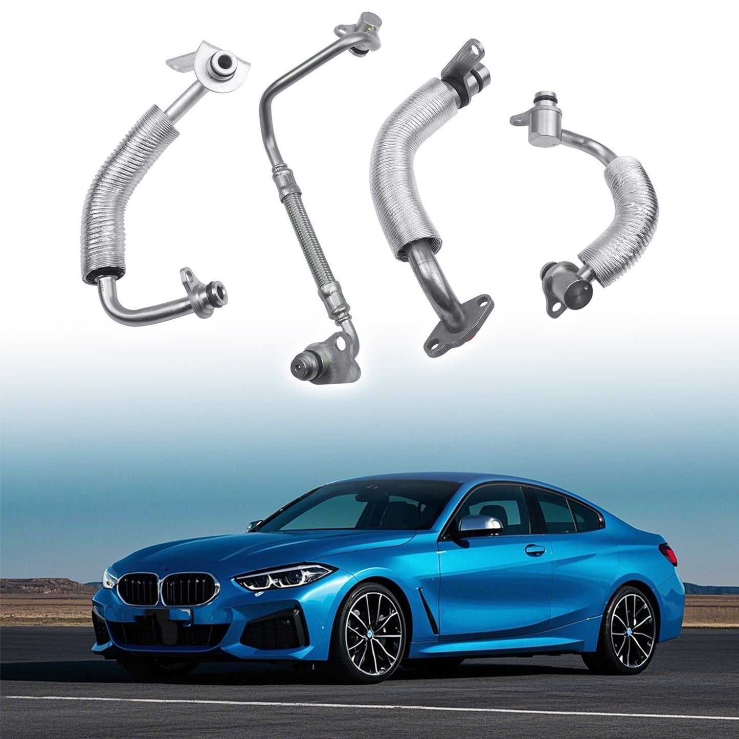 Turbocharger Coolant Line Kit For BMW F10 22 20 30 X1 3 4 5 Z4 N20 N26 2010-2018