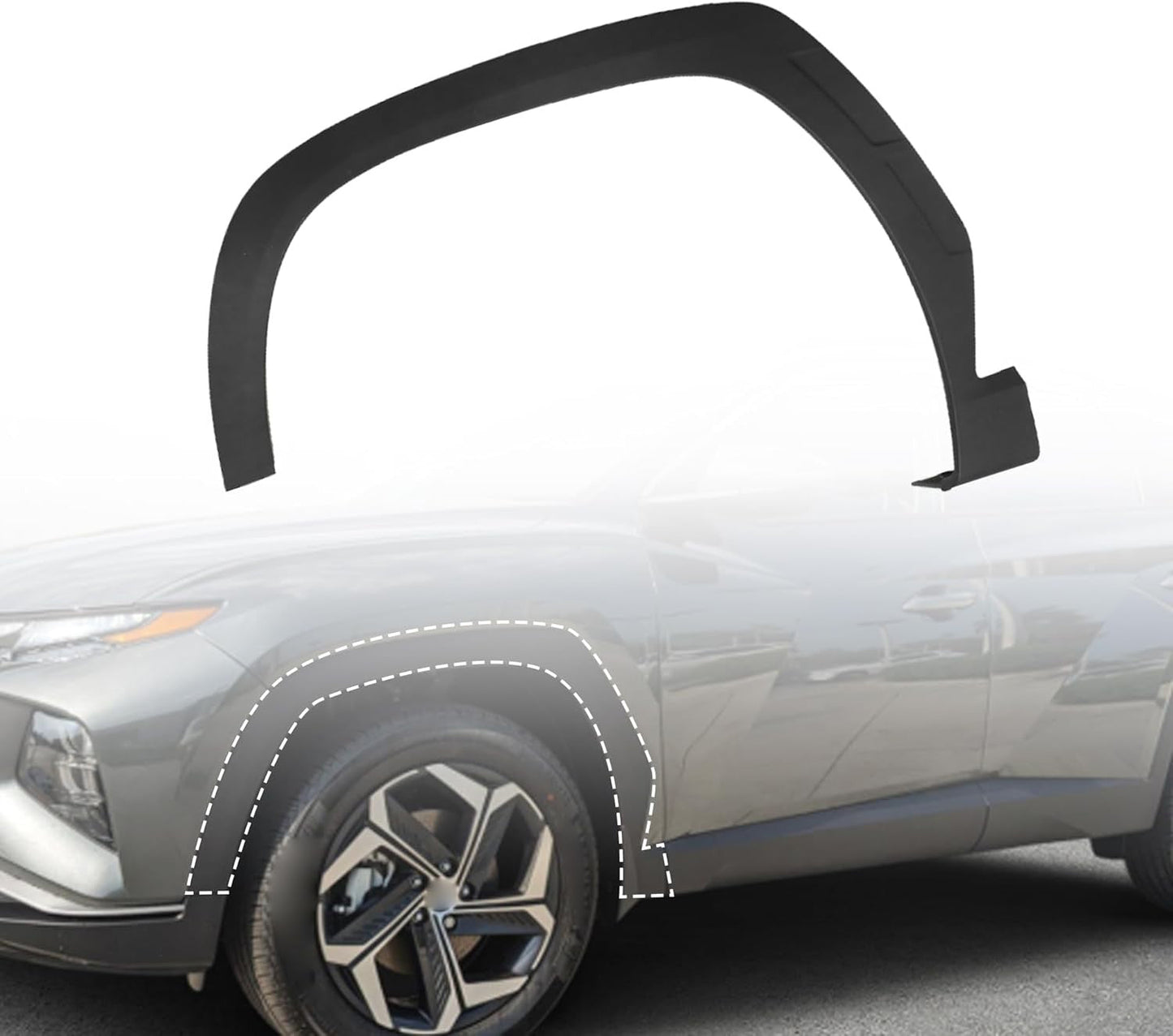 Fender Wheel Molding Front Left Driver Side For 2022-2024 Hyundai Tucson