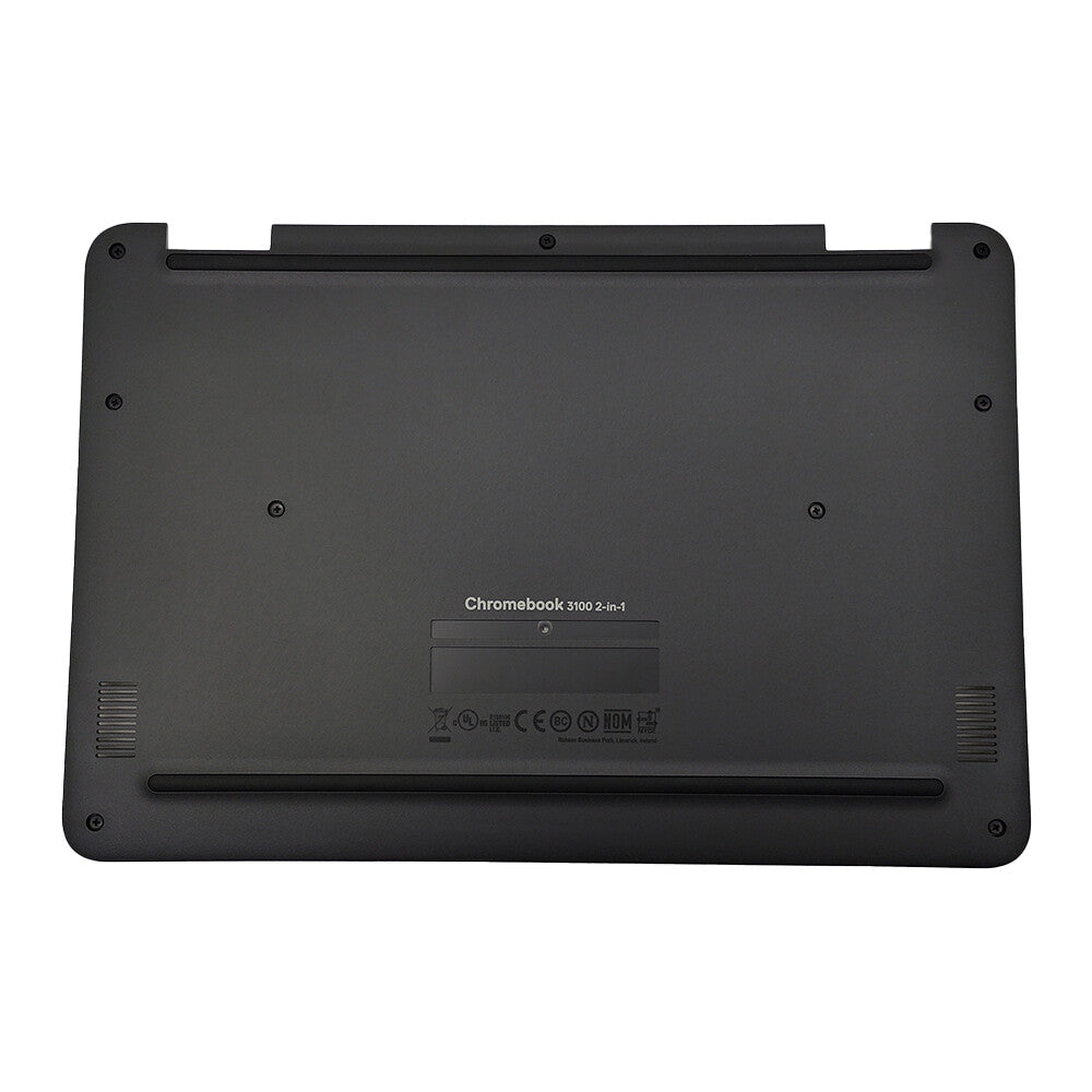 Lower Bottom Base Case Cover For Dell Chromebook 3100 2-in-1 PPWP2 0PPWP2 Black