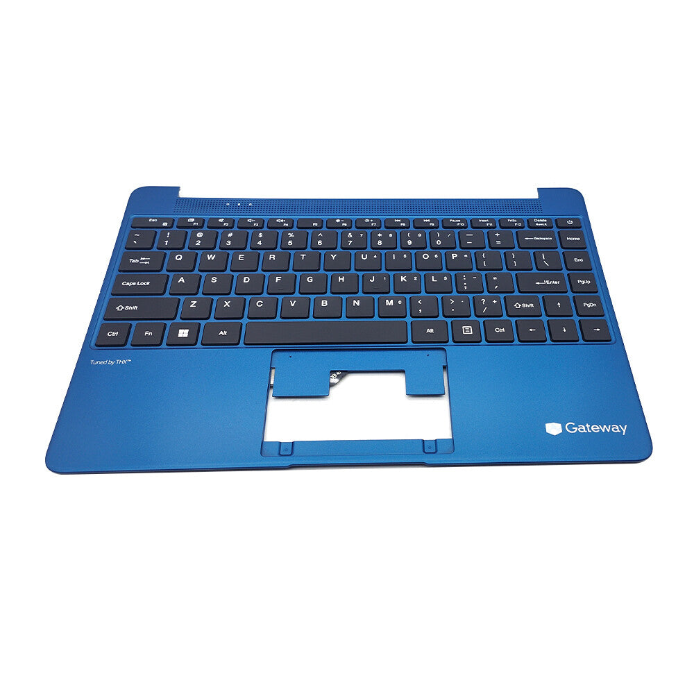 New Palmrest Keyboard For Gateway GWTN141-6BL GWTN141-10BL GWTN141-4BL Blue 14in