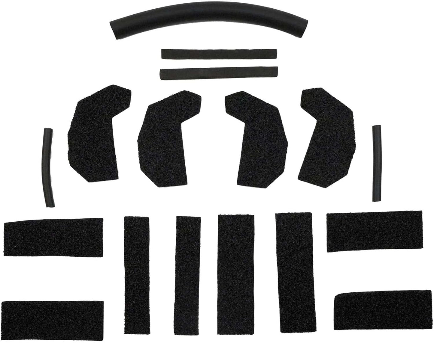 17 Piece Hard Top Removable Cover Seal Kit Foam Blocker Set 68026937AB
