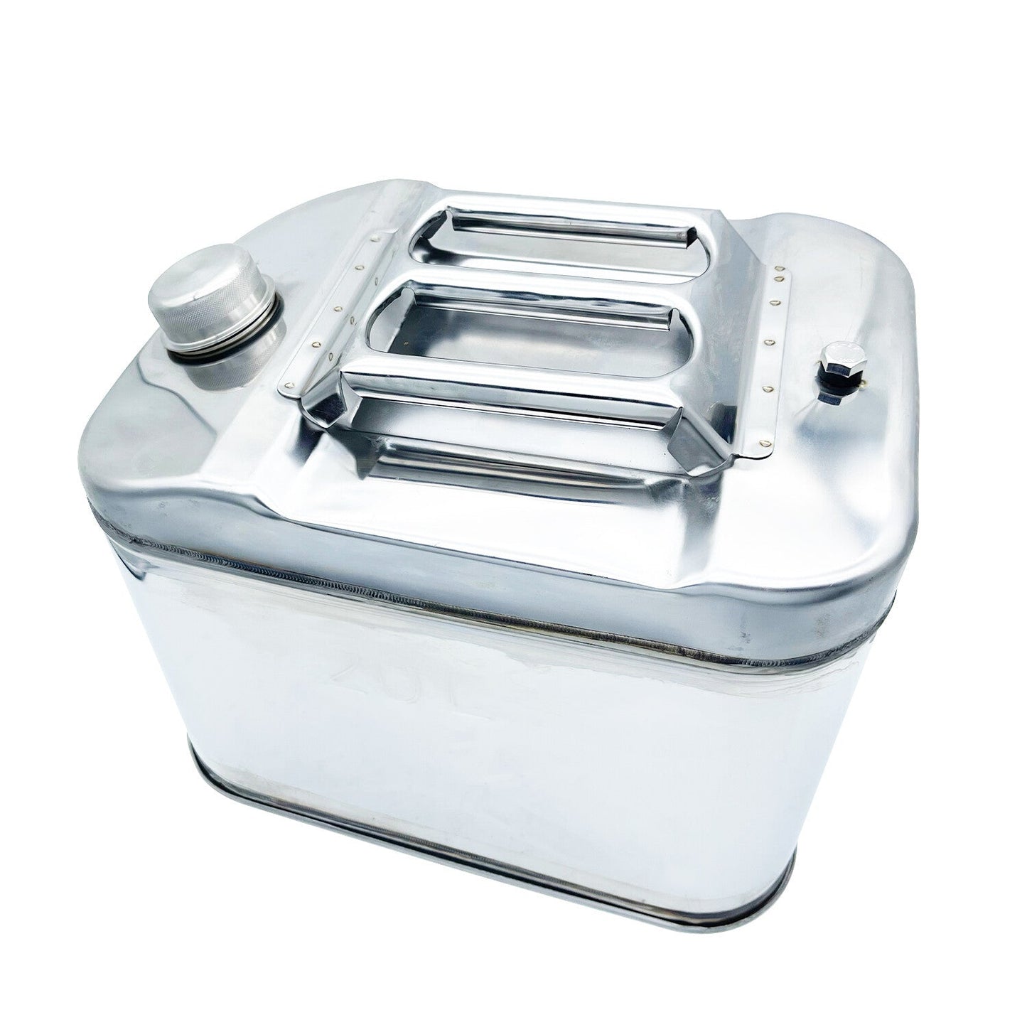 5.2 Gallon 20L 304StainlessSteel Fuel Can Gasoline Petrol Gas Tank Container Kit
