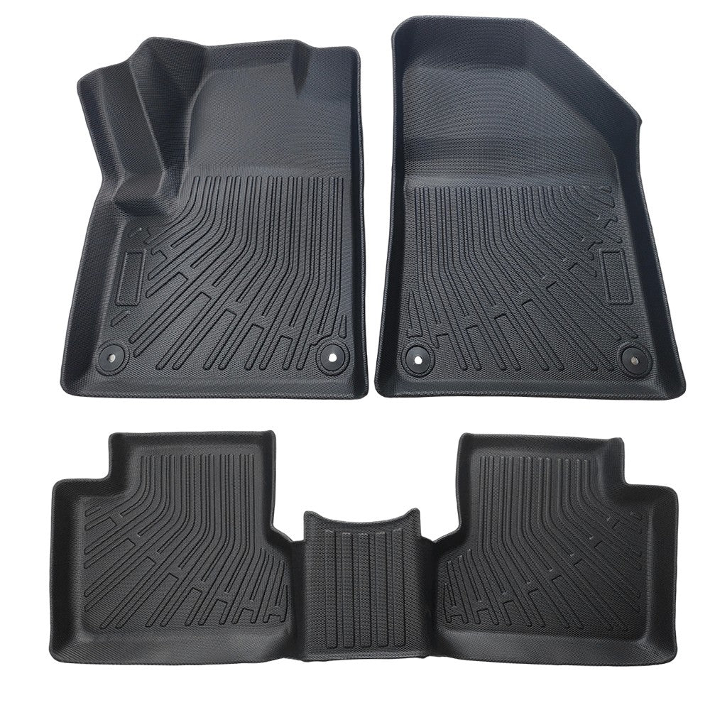 For 2015-2023 Jeep Grand Cherokee TPE All-Weather Front & Rear Floor Mats Liners