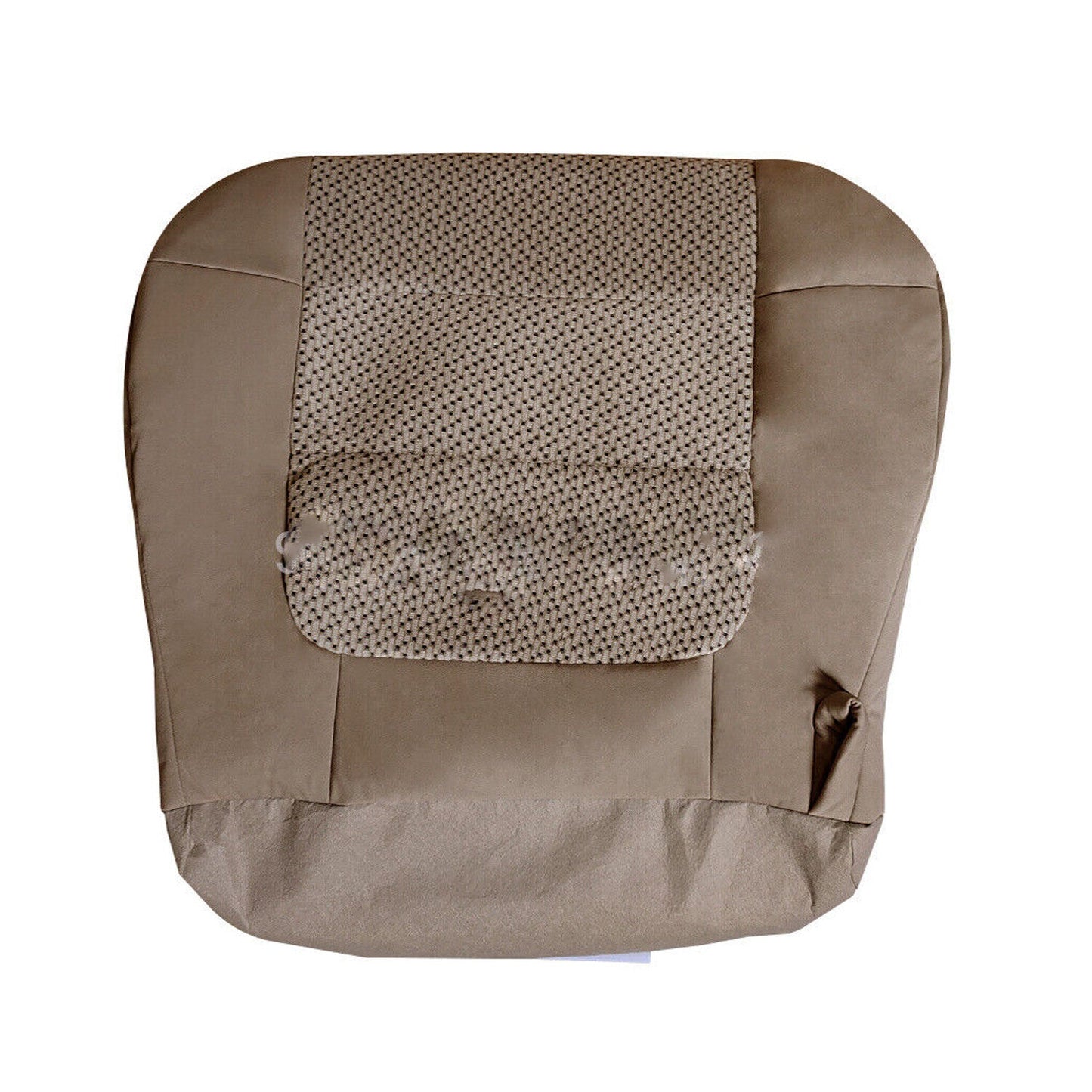 New For 2001-03 Ford F150 XLT Driver Bottom Cloth Seat Cover Med Parchment Tan