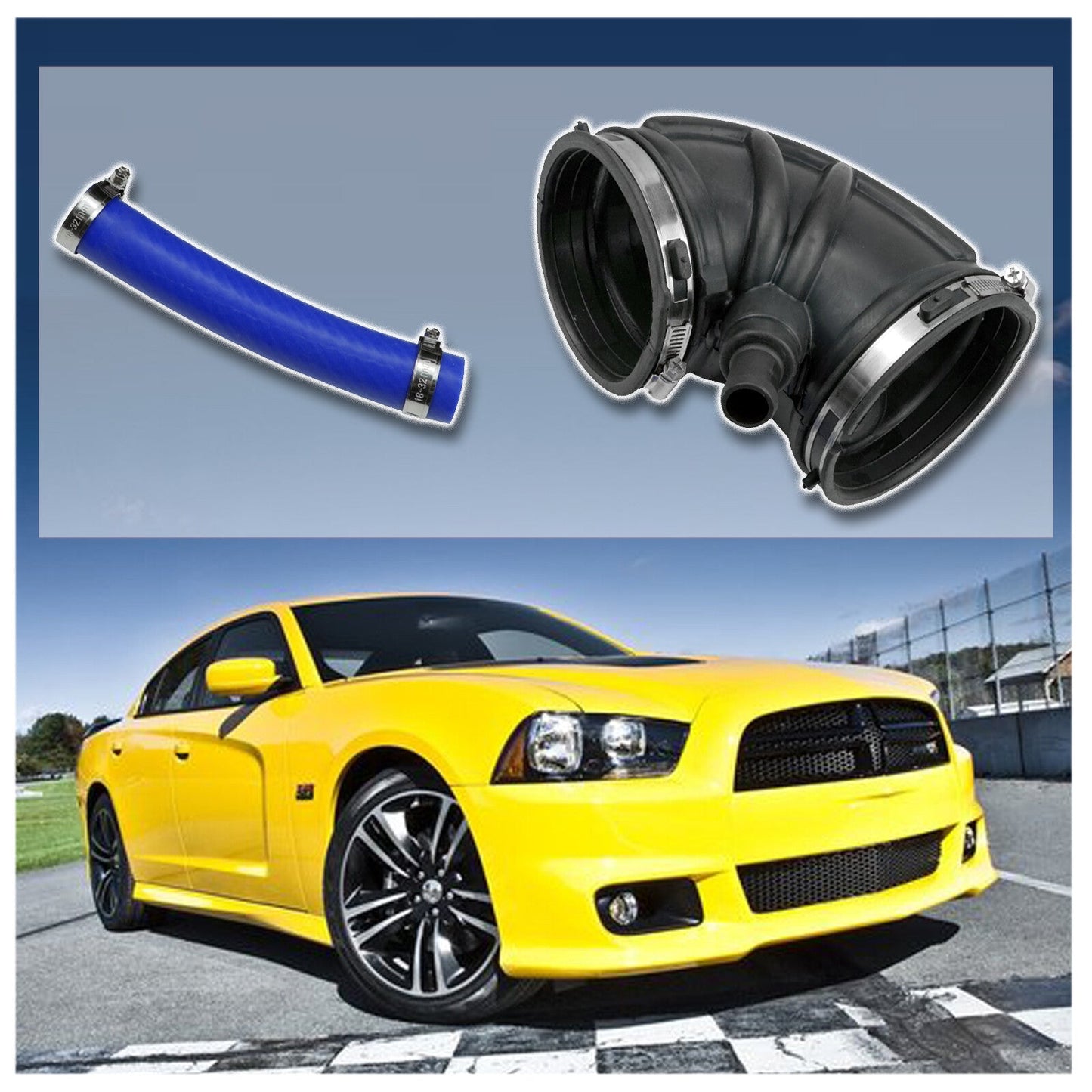 Air Intake Hose For Dodge Ram 2500 3500 4500 5500 6.7L Cum-mins Diesel 2007-2018