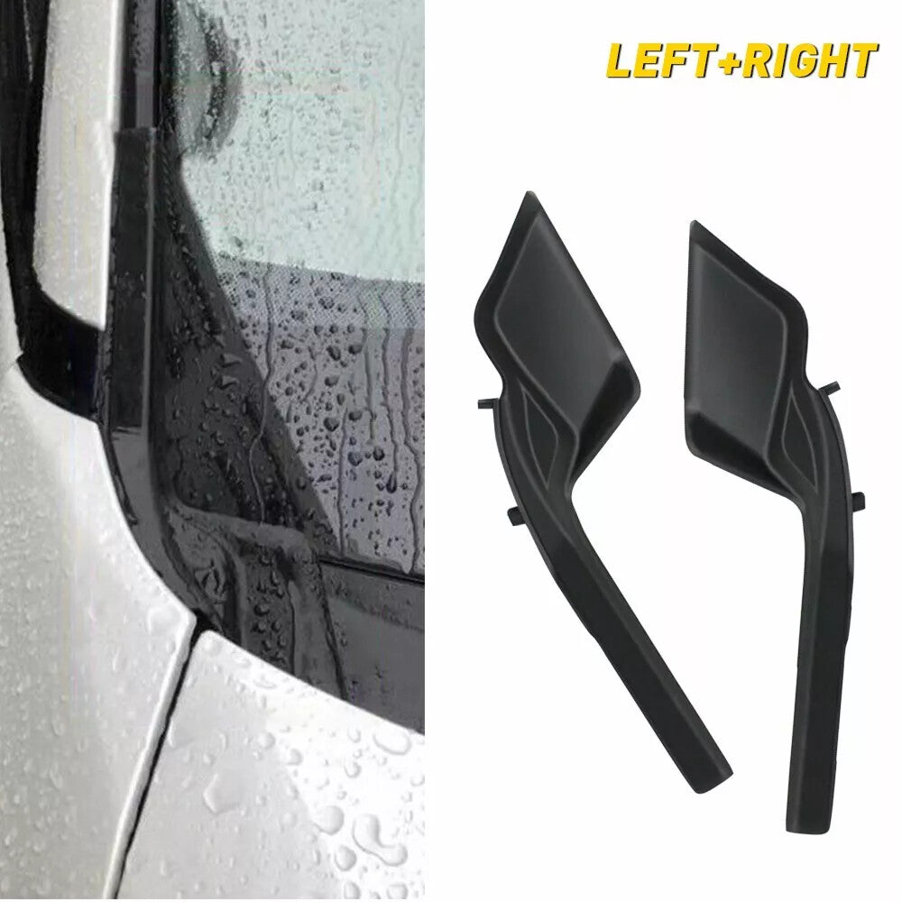 Front Windshield Wiper Side Cowl Extension Trim Cover For 2019-2020 Toyota RAV4