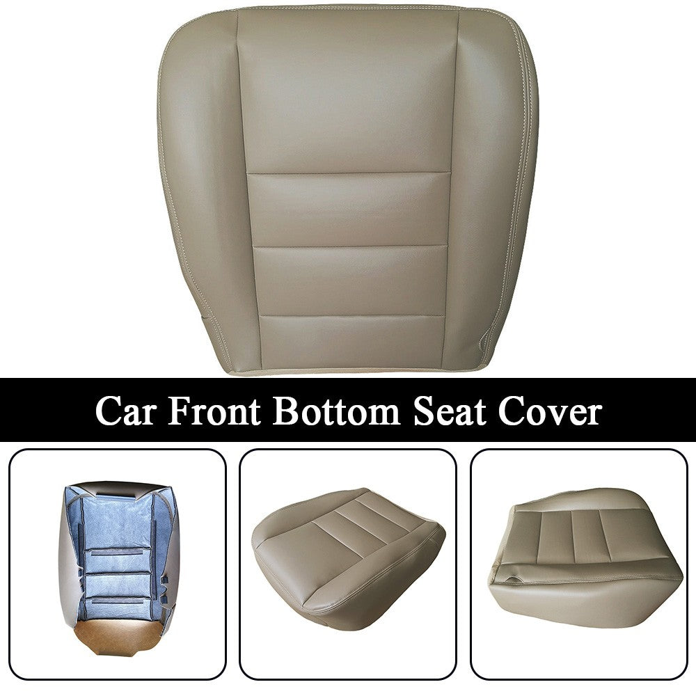 Driver Bottom Leather Seat Cover For 2002 2003 - 2007 Ford F250 F350 F450 Lariat
