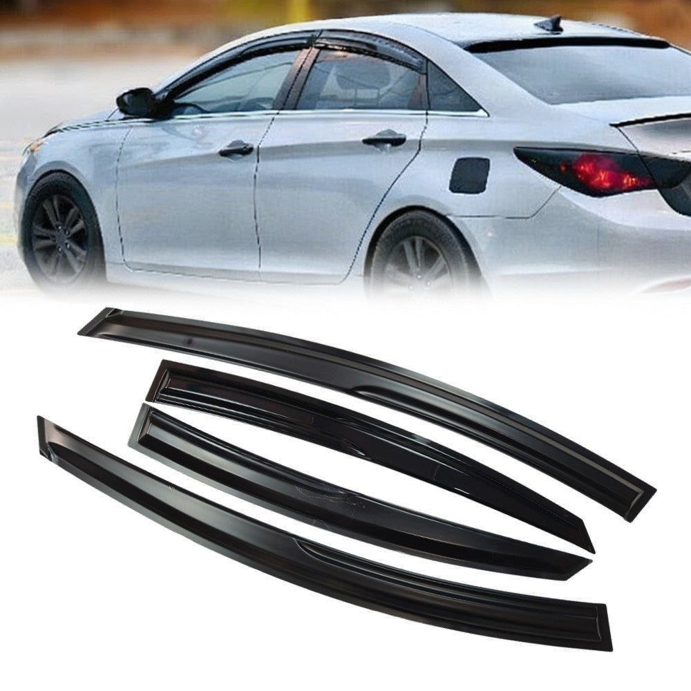 New M Style Window Visors Rain Guards Deflector For 2011-2014 Hyundai Sonata