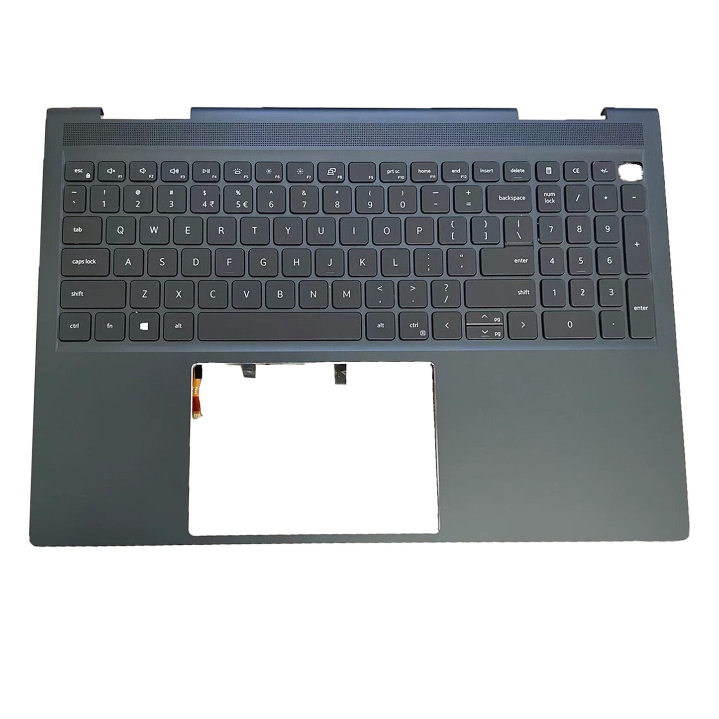 For Dell Inspiron 16Plus 7610 3060 Palmrest Backlit Keyboard 0YRKJM Upper Case