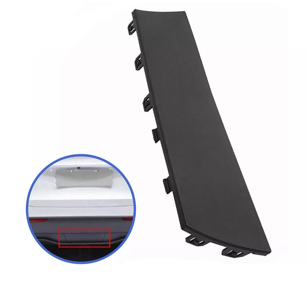 For Tesla Model Y 2020-23 Lower Bumper Tow Hitch Cap Cover Black 1494009-00-B