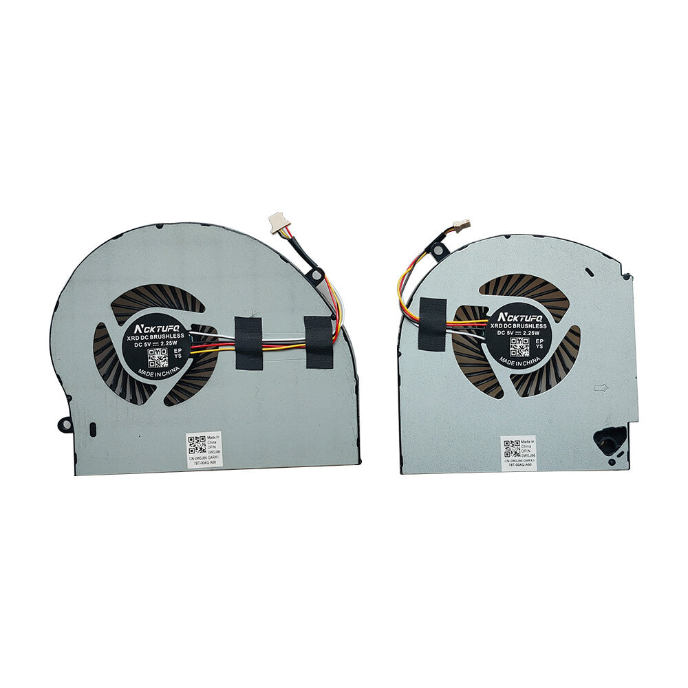 New For Dell Alienware 17 R4 R5 CPU and GPU Cooling Fan 4-Pin P31E ALW17C 04RFW1
