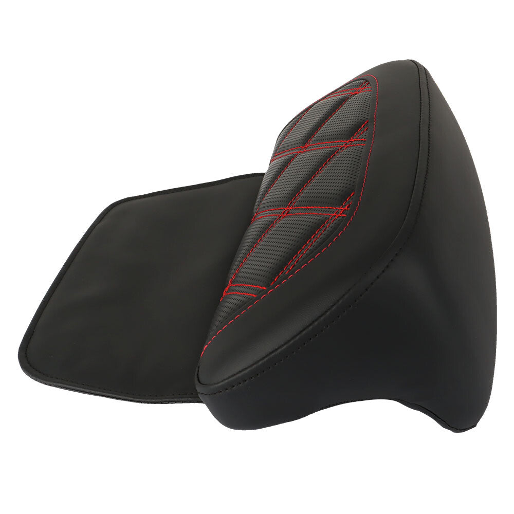 Backrest Pad Red Stitching For Glide Street Road Glide Road King 2009-UP USA