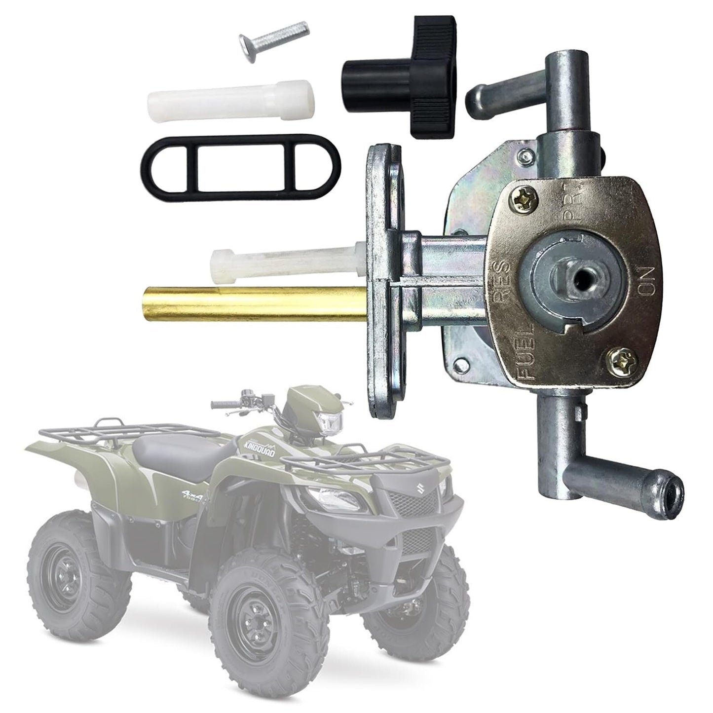 Gas Tank Fuel Cock Petcock Valve For 2002-2007 Suzuki Eiger 400 LTF400 LT-A400F