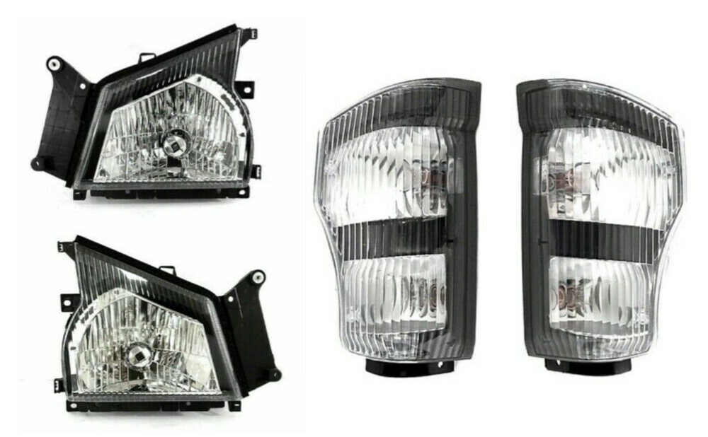 Headlight Corner Light With Motor for Isuzu NPR NQR 2004 2007 for GMC W4500