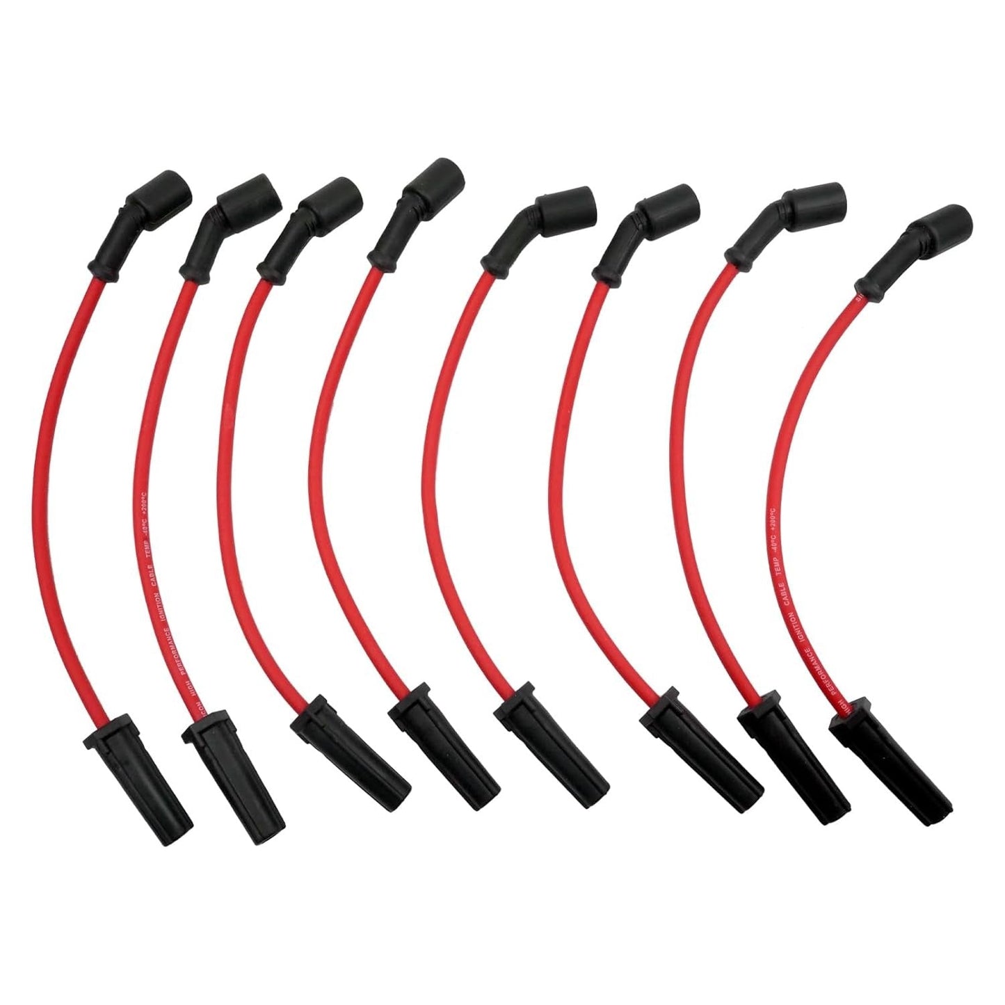 8 Pcs Spark Plug Wire 88862385 9748HH For Chevy Silverado Avalanche Cadillac