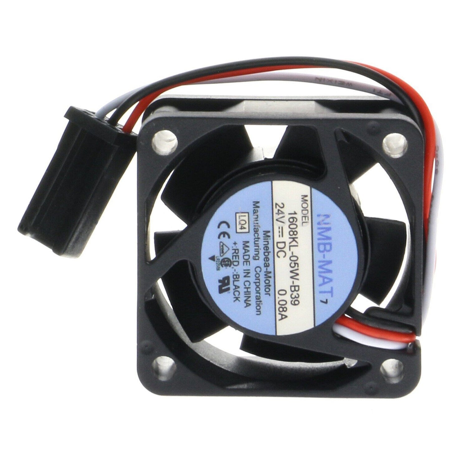 New For FANUC NMB-MAT 1608KL-05W-B39 Cooling Fan 24V 0.08A 3wire 40*40*20mm 3Pin