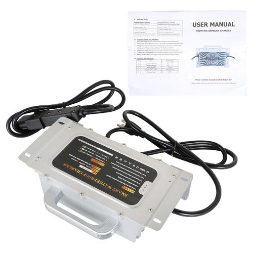 Battery Charger 48V 15A 2 Pin Handle Waterproof For Yamaha G19/G22 Golf Cart