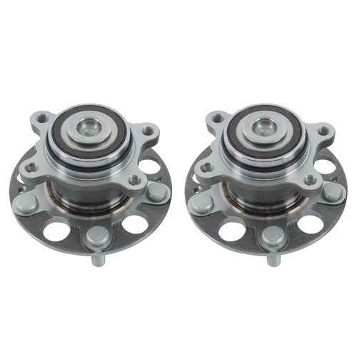 2x Rear Wheel Bearing & Hubs For Honda Civic Wheel Bearing Hub w/ ABS 1.8L LX DX