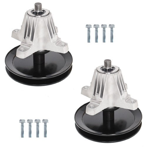 2pc Spindle Assembly For MTD Lt46 LX46 46" Deck 918-06977A 618-06977 618-06977A