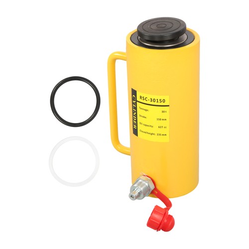 30 Tons Aluminum Hydraulic Cylinder Jack 6 Inch Stroke Single Acting Cylinder