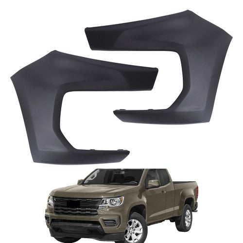 Plastic Front Bumper End Cap For Chevrolet Colorado 2021-2022 Left & Right 2pcs
