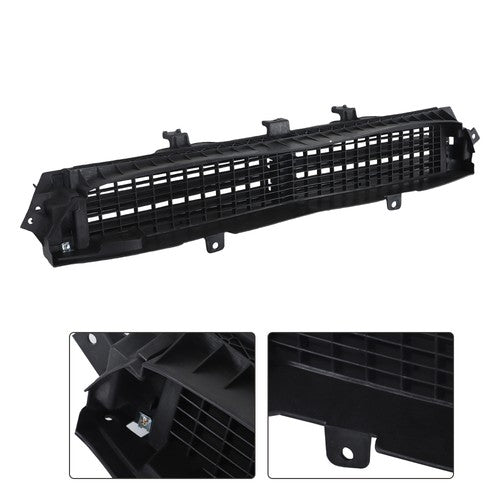 For 2014-2016 Chevy Malibu Black Plastic Front Bumper Grille Shutter W/O Motor