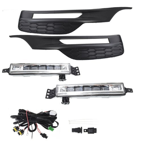 Daytime Running Lights For 16-17 Honda Accord Sedan with Bezel Switch RH+LH