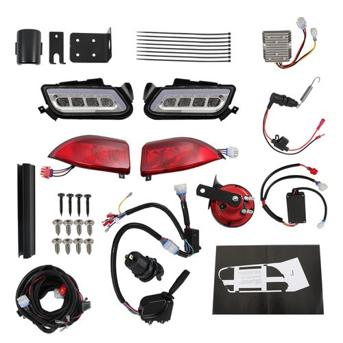 For Club Car Tempo Golf Carts w/RGB Daytime Running Light LED Light Kit 2018+ US