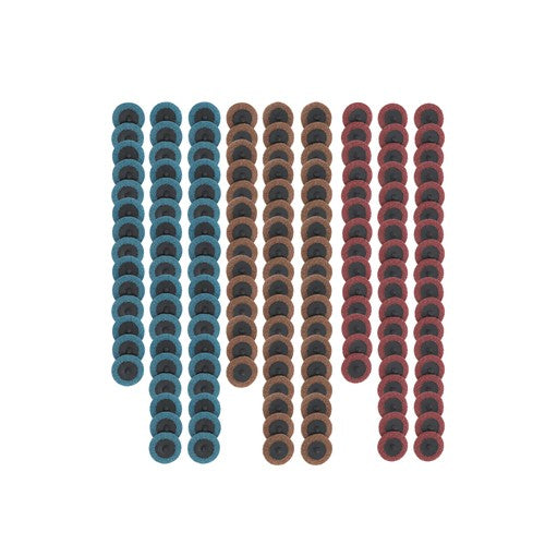 150 Pcs 2 Inch Fine Medium and Coarse Quick Change Torque Sanding Discs